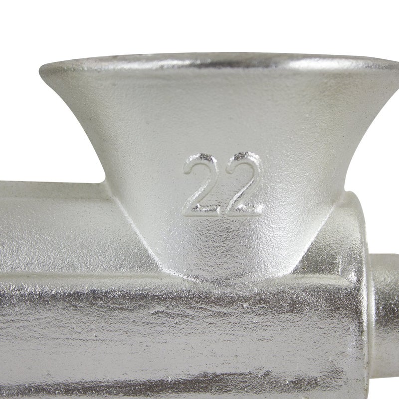 Chard HG-22, #22 Hand Grinder, Silver, Tin-Coated Cast Iron - Image 5